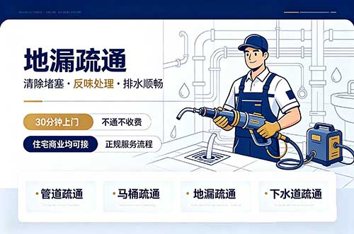 东戴河地漏疏通