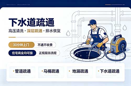 东戴河下水道疏通