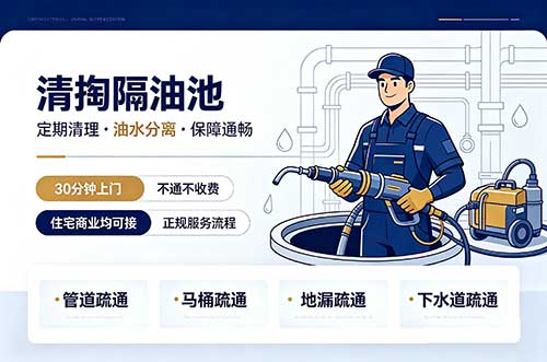 东戴河清掏隔油池